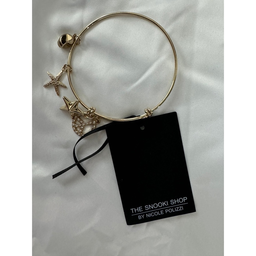Nicole Polizzi "Snooki' charm bangle bracelet